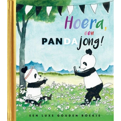 Afbeelding van Gouden Boekjes Hoera, een pandajong!
