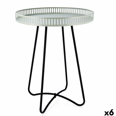 Afbeelding van Bijzettafel Vinthera Moa Zwart Groen 38 x 49 cm (6 Stuks)