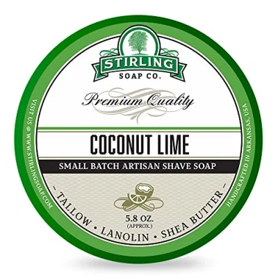 Afbeelding van Stirling Soap Co. scheercrème Coconut Lime 165ml