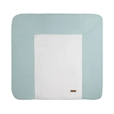 Afbeelding van Baby&#039;s Only Gebreide baby aankleedkussenhoes Waskussenhoes Overtrek verzorgingskussen Classic Mint 75x85 cm