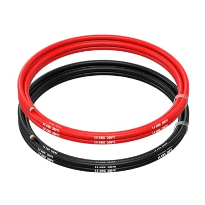 Afbeelding van MMOBIEL 14 AWG Siliconen Elektrische Draad Gauge (2,08mm²) Vertinde Koperkabel 2 Aparte Draden Rood &amp; Zwart Elk 1,5 m voor RC, Drones, 3D Printers, Batterijen, Luidsprekerdraden, Led Strips