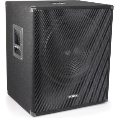 Afbeelding van Vonyx SMWBA18 actieve Subwoofer 18 1000W met uitgangen voor 2 tops.