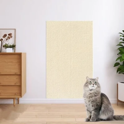 Afbeelding van Kattenkrabmat, zelfklevend, krasbescherming, voor bank, kat, krabmat, kattenboom, wandmeubels, kattenbomen en bankbescherming, 100 x 30 cm