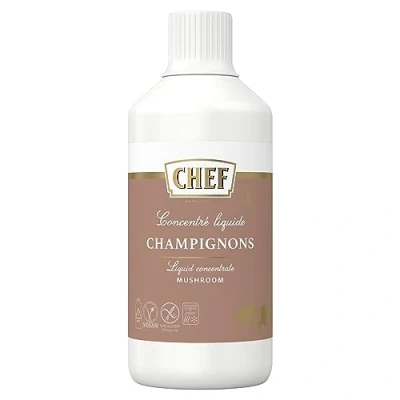 Image de Nestlé Professionnal CHEF Concentré Liquide Champignons Aides Culinaires, Sauces Bouteille De 980 ml