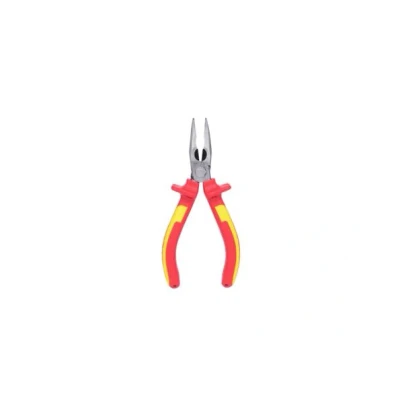 Afbeelding van KS Tools, Tang, ERGOTORQUE VDE Platte punttang, gebogen, 165mm (165 mm)