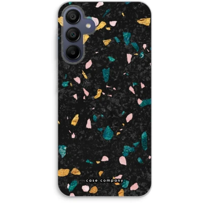 Afbeelding van Case Company® hoesje geschikt voor Samsung Galaxy A25 Terrazzo N10 Soft Cover Telefoonhoesje Bescherming aan alle Kanten en Schermrand