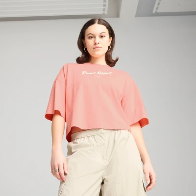 Image de T shirt oversizeÃ  motif PREMIUM ESS Femme