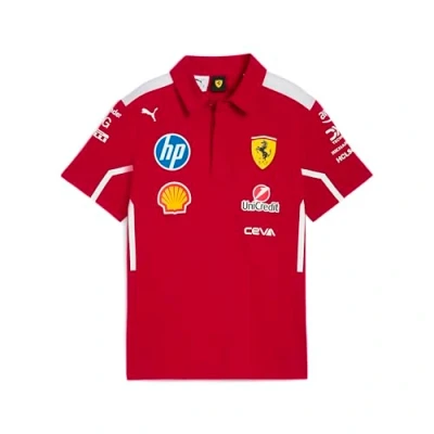 Afbeelding van Puma Scuderia Ferrari 2025 TEAM Poloshirt, Heren, Maat: 3XL, Dark cherry