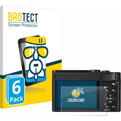 Afbeelding van BROTECT Screenprotector voor Panasonic Lumix DC TZ99 Folie Beschermfolie Beschermglas transparant (6 Stuks)