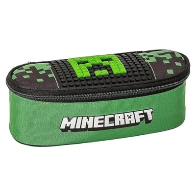 Afbeelding van Minecraft Etui Ovaal, Build 22 x 9,5 7 cm Polyester