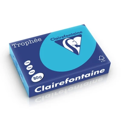 Image de Clairefontaine papier couleur 80 g/m² A4 (500 feuilles) bleu royal