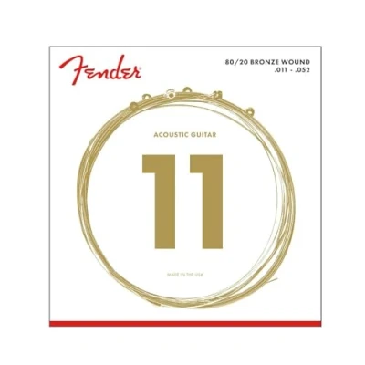 Afbeelding van Fender A Git. snaren 70CL 11 52 80/20 Bronze Akoestische gitaarsnaren