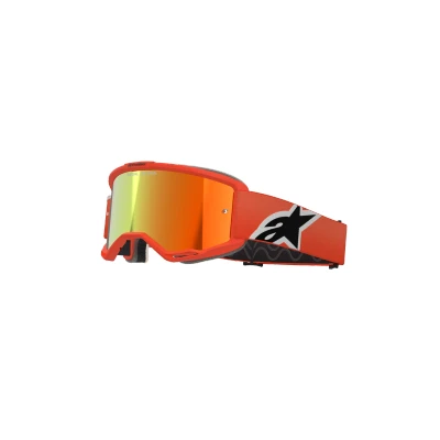 Afbeelding van Alpinestars Vision 5 Corp Crossbril Oranje (Lens: Spiegel Rood)