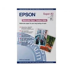 Afbeelding van Epson Stralend Wit aquarelpapier A3+ (190 g/m², A3+, 20 x), Fotopapier,