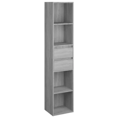 Afbeelding van vidaXL Sonoma boekenkast grijs 36x30x171 cm bewerkt hout