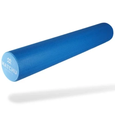 Afbeelding van Matchu Sports Foam roller Foamroller Massage 90 cm Zacht Blauw