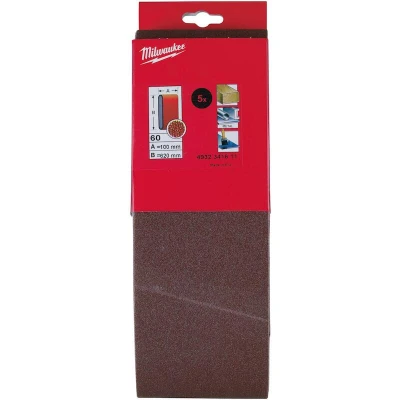 Afbeelding van MILWAUKEE 4932341611 schuurband 620 x 100 mm, korrel 60 (5 st.)