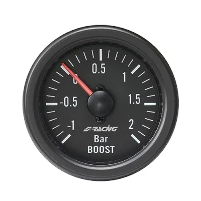 Afbeelding van Simoni Racing Spa BV/B Mechanische boostdrukmeter met sensor, zwart