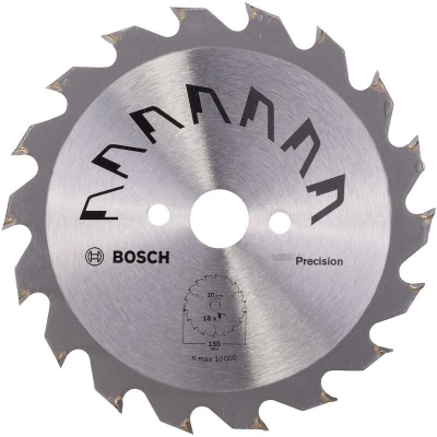 Afbeelding van Bosch Accessories Precision 2609256852 Hardmetaal cirkelzaagblad 150 x 20 mm Aantal tanden: 18 1 stuk(s)