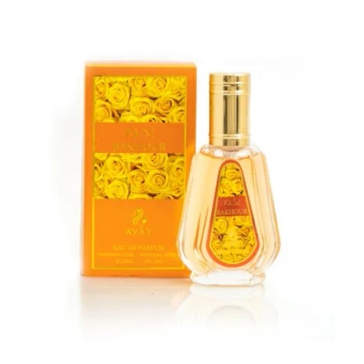 Image de AYAT PERFUMES Eau de Parfum Arab en Spray 50 ml Mixte Pour Femme Homme Fabriqué à Dubaï Senteur Orientale (Bakhour)