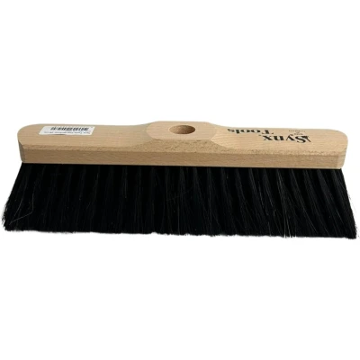 Afbeelding van Synx Tools Binnenbezem Paardenhaar 29cm Zachte Bezems Bezem Kamerveger Zaalveger /
