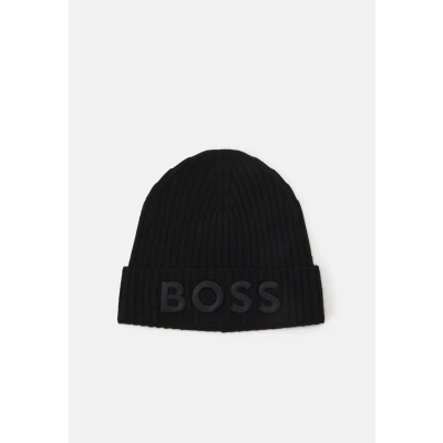 Afbeelding van BOSS Dop Lara Beanie Black Zwart
