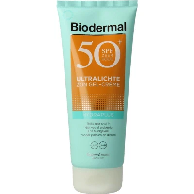 Afbeelding van 3x Biodermal Sun Body Gel Cream SPF 50+ 200 ml
