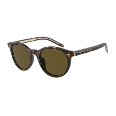 Afbeelding van Giorgio Armani Zonnebril, Dames, Maat: 50, Dark brown