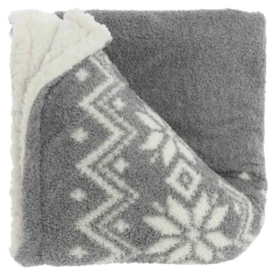 Afbeelding van Unique Living Plaid Kris Dark Grey 130x160cm