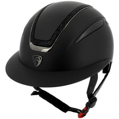 Image de EQUITHÈME Bombe Agris Wide Noir Mat 53 55cm