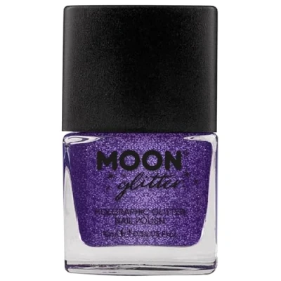 Afbeelding van Moon Creations Nagellak Glitter Holographic Paars