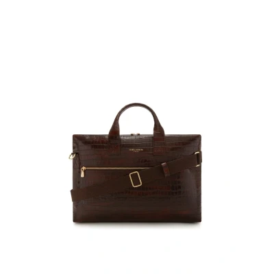 Afbeelding van Isabel Bernard Laptoptas, Dames, Maat: One Size, Braun