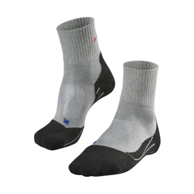 Afbeelding van Falke TK2 Short Cool Wandelsokken Heren Lichtgrijs Maat 39/41