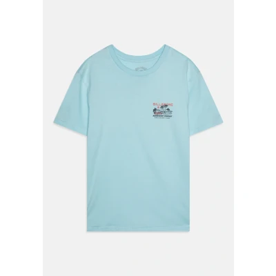 Afbeelding van Billabong PALM Springs Unisex Tshirt print voor kinderen, Maat: 123 128, Coastal blue