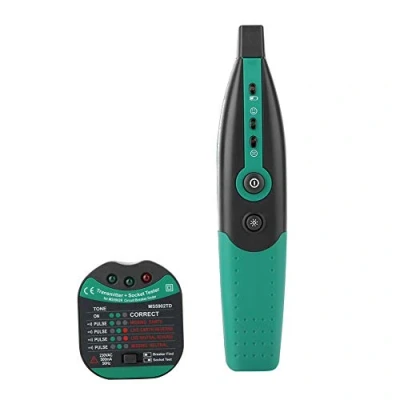 Afbeelding van Stopcontacttester MASTECH MS5902 Automatische stroomonderbreker zekeringmelder US/EU stopcontact tester (EU stekker)