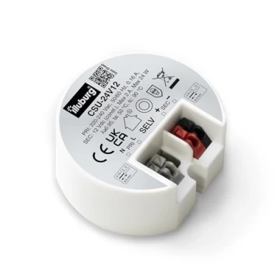 Afbeelding van illuburg Led transformator, 12 V, 24 W, flikkervrij, voor G4, GU5,3, ledstrip, voeding, driver