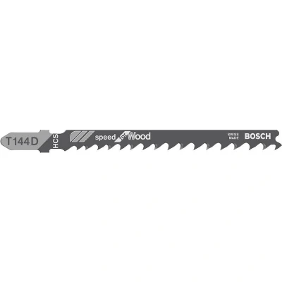 Afbeelding van Bosch Accessories 2608630560 Decoupeerzaagblad T 144 D, Speed for Wood, verpakking van 3 stuks stuk(s)