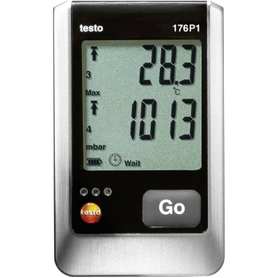 Afbeelding van testo 176 P1 Multidatalogger Te meten grootheid: Temperatuur, Luchtdruk, Vochtigheid 40 tot 70 C 0 100 % Hrel 600 1100 hPa