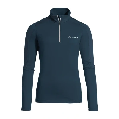 Afbeelding van Vaude Livigno Halfzip Fleece trui, Dames, Maat: 34, Dark sea uni