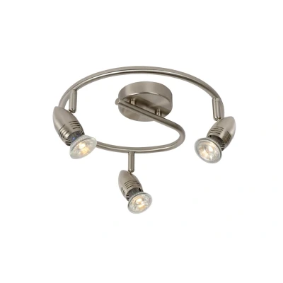 Afbeelding van Lucide CARO LED Plafondspot 3xGU10 Mat chroom
