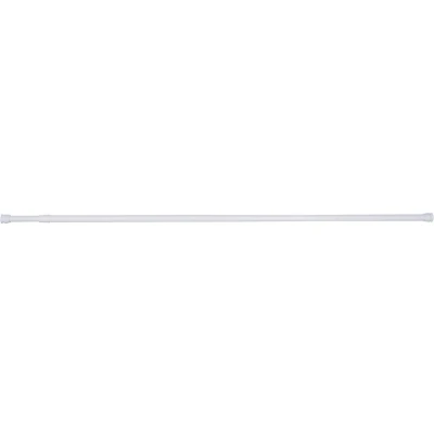 Afbeelding van Douchegordijnstang Differnz (Verstelbaar tot 220 cm, Aluminium, Wit)
