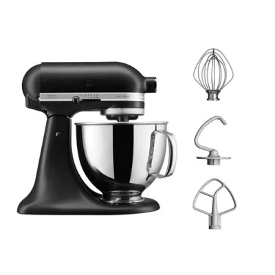 Afbeelding van KitchenAid Artisan Mixer 5KSM125EBM Mat Zwart