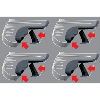 Image de 4 adaptateurs mont blanc kit 02+