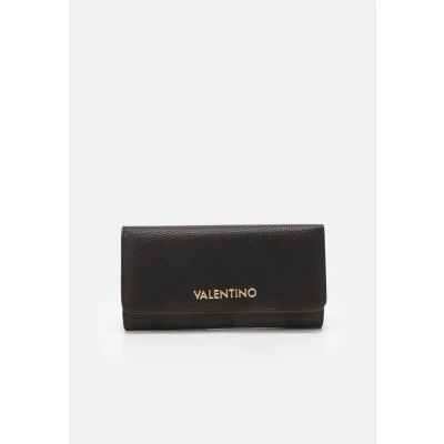 Afbeelding van Valentino Brixton Damesportemonnee van kunstleer zwart 99 zonder maten Kleur: zwart, klassiek, zwart., Klassiek