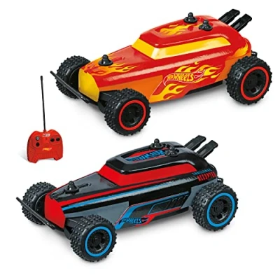 Afbeelding van Mondo Hot Wheels RC 1:28 Micro RIP Rod Motors Radiografisch bestuurbare machine voor kinderen, 2 verschillende kleuren, schaal 63702, meerkleurig, 63702