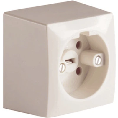 Afbeelding van ABL perilex opbouw wandcontactdoos 16A