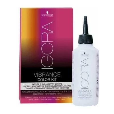 Afbeelding van Schwarzkopf Igora Vibrance Home Coloring Kit 60ml+60ml Haibu by Kapperskorting.com