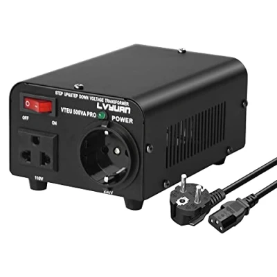 Afbeelding van Cantonape Spanningsomvormer 500 W, 230 V naar 110 USA ringkerntransformator VA Pro, ingang: of 220 V, uitgang: en
