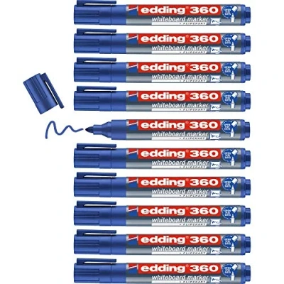 Afbeelding van Viltstift edding 360 whiteboard rond 1.5 3mm blauw