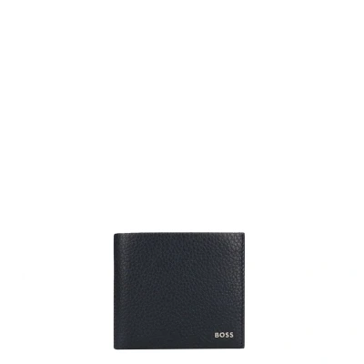 Afbeelding van BOSS NEW Crosstown Portemonnee, Heren, Maat: One Size, Navy